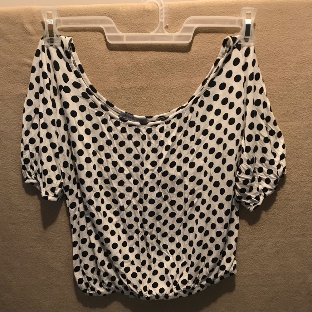 Charlotte Ruse Polka Dot Shirt
